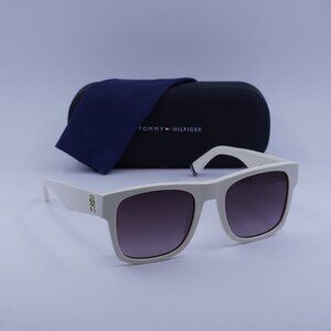 Tommy Hilfiger TH 2118/S 0SZJ 3X Square Sunglasses – Ivory/Pink Gradient